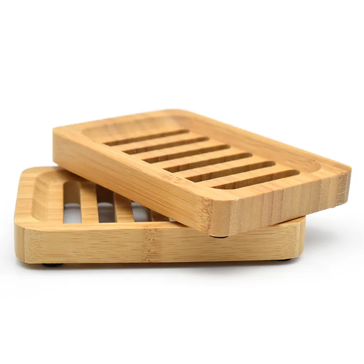 Bamboo soap best sale holder with lid